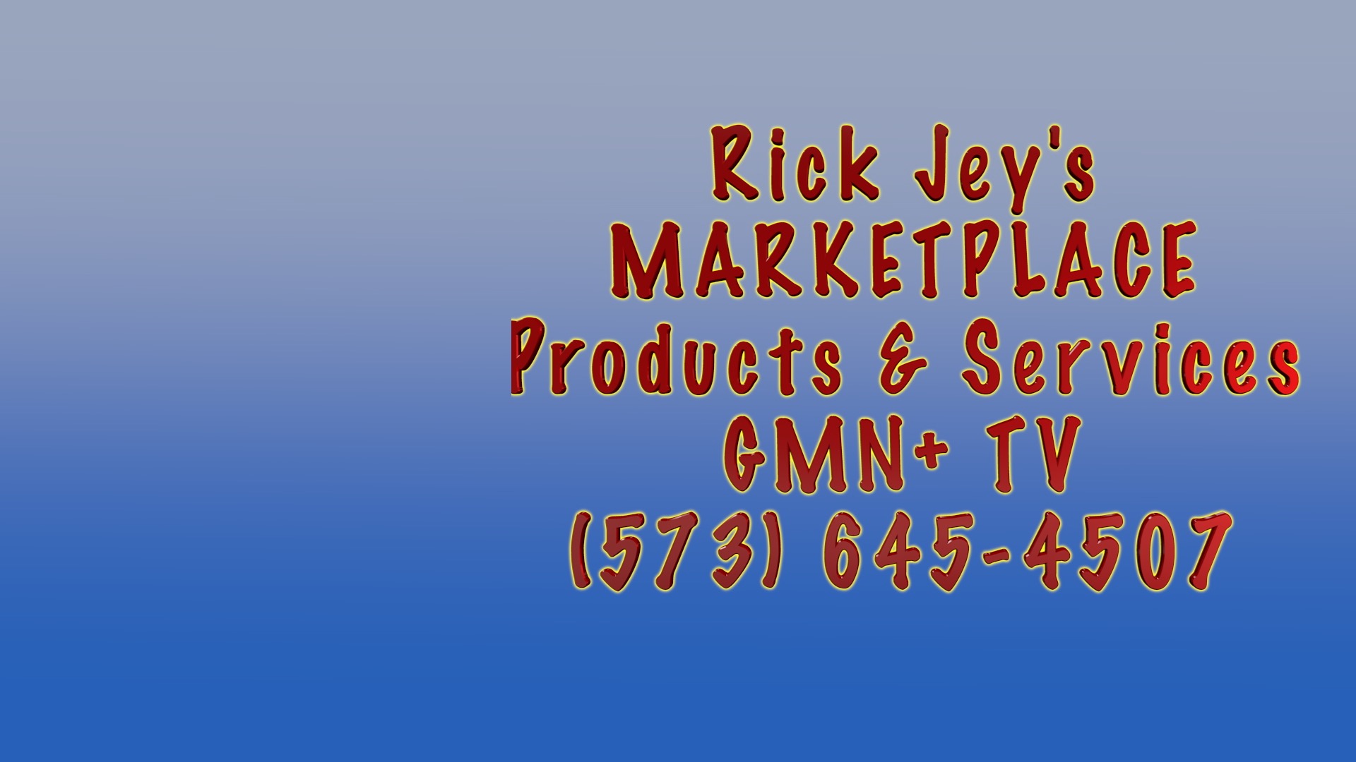 Rick Jey's Marketplace