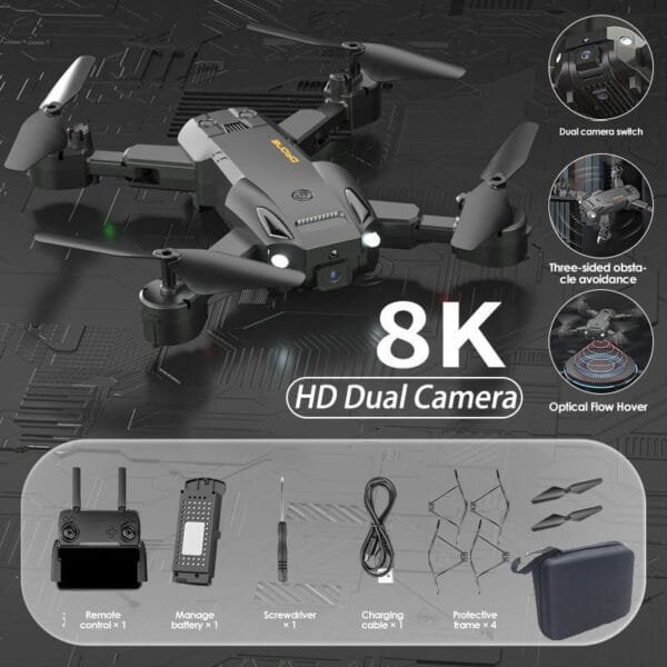 5G MiNi Drone 8K Profesional GPS 3 KM Drones With Camera HD 4K Aerial Photography Helicopter RC Quadcopter Obstacle Avoidance - Image 7